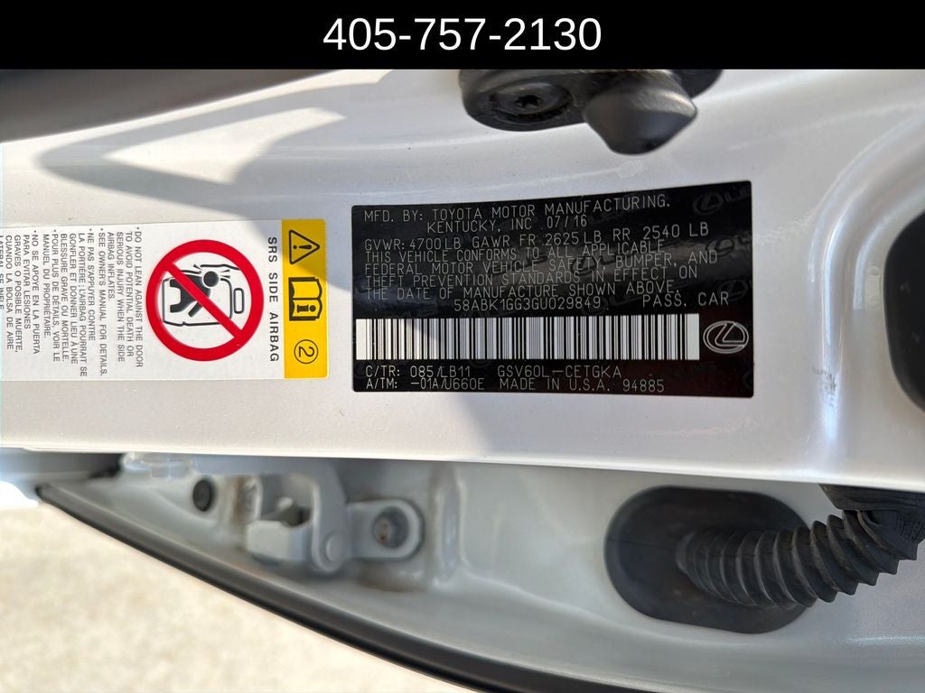 2016 Lexus ES 350