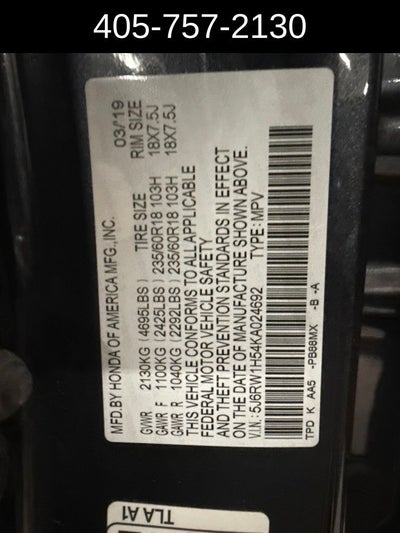 2019 Honda CR-V EX