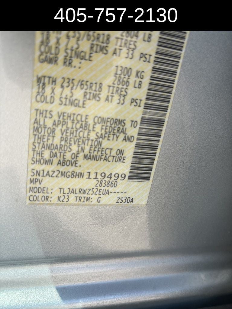 2017 Nissan Murano SL