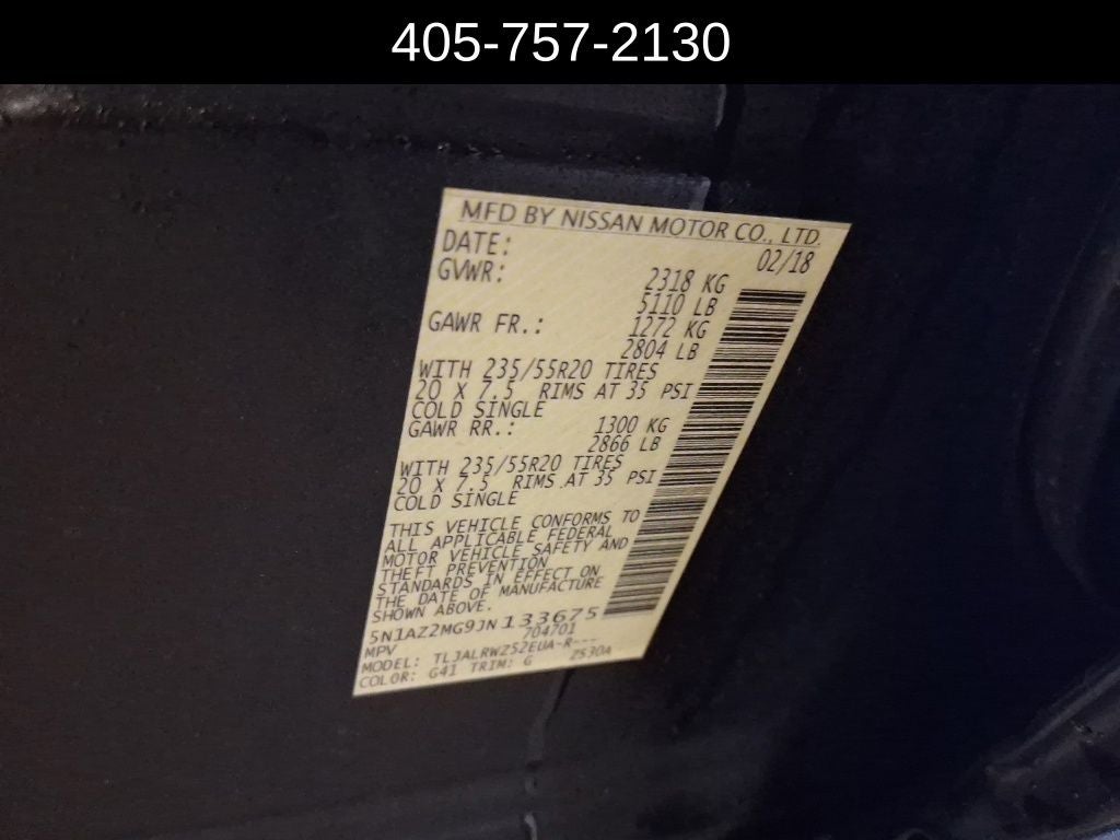 2018 Nissan Murano SL