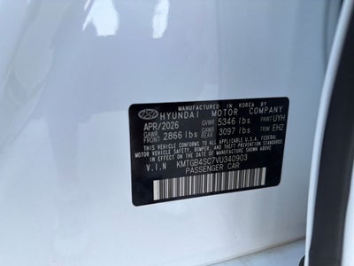 2027 Genesis G80 2.5T