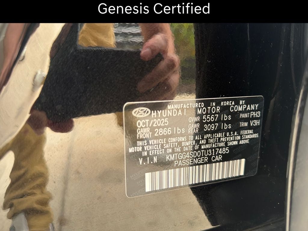 2026 Genesis G80 3.5T CERTIFIED