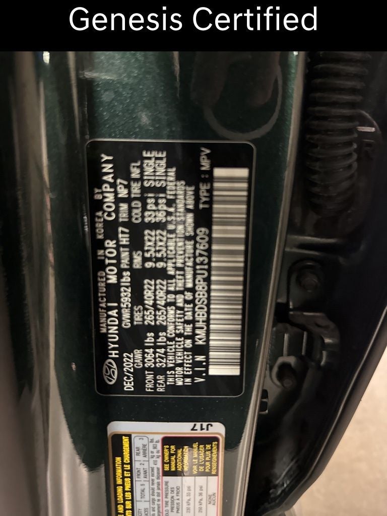 2023 Genesis GV80 2.5T Prestige AWD CERTIFIED