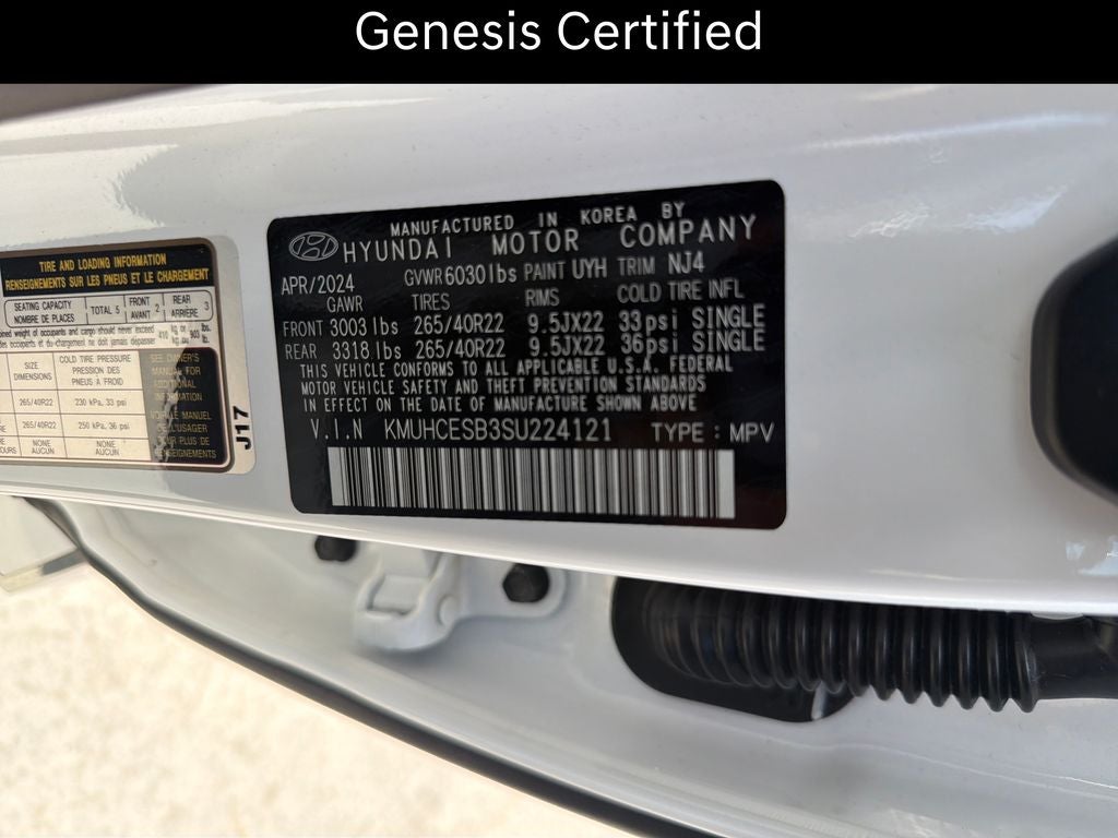 2025 Genesis GV80 2.5T Prestige CERTIFIED