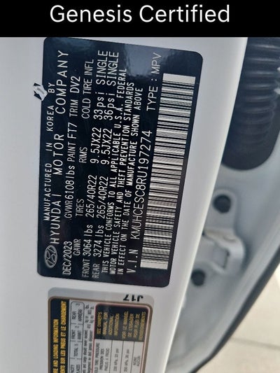 2024 Genesis GV80 3.5T CERTIFIED