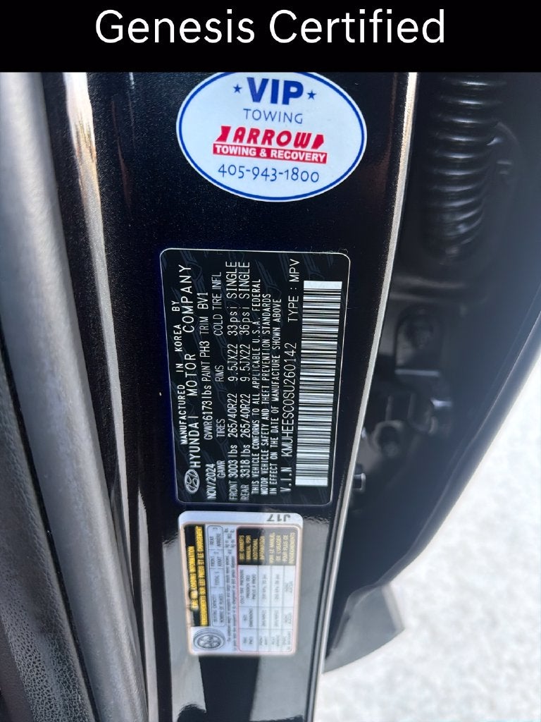 2025 Genesis GV80 3.5T Prestige CERTIFIED