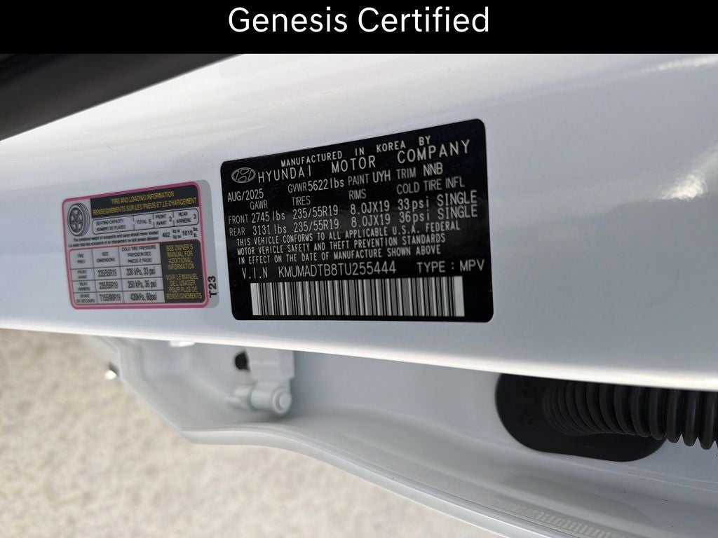 2026 Genesis GV70 2.5T Select CERTIFIED