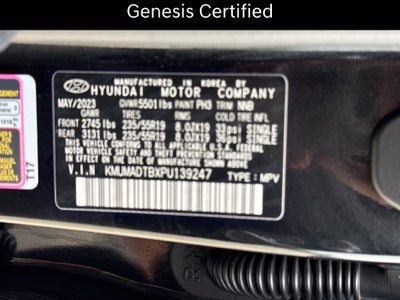 2023 Genesis GV70 2.5T Advanced CERTIFIED