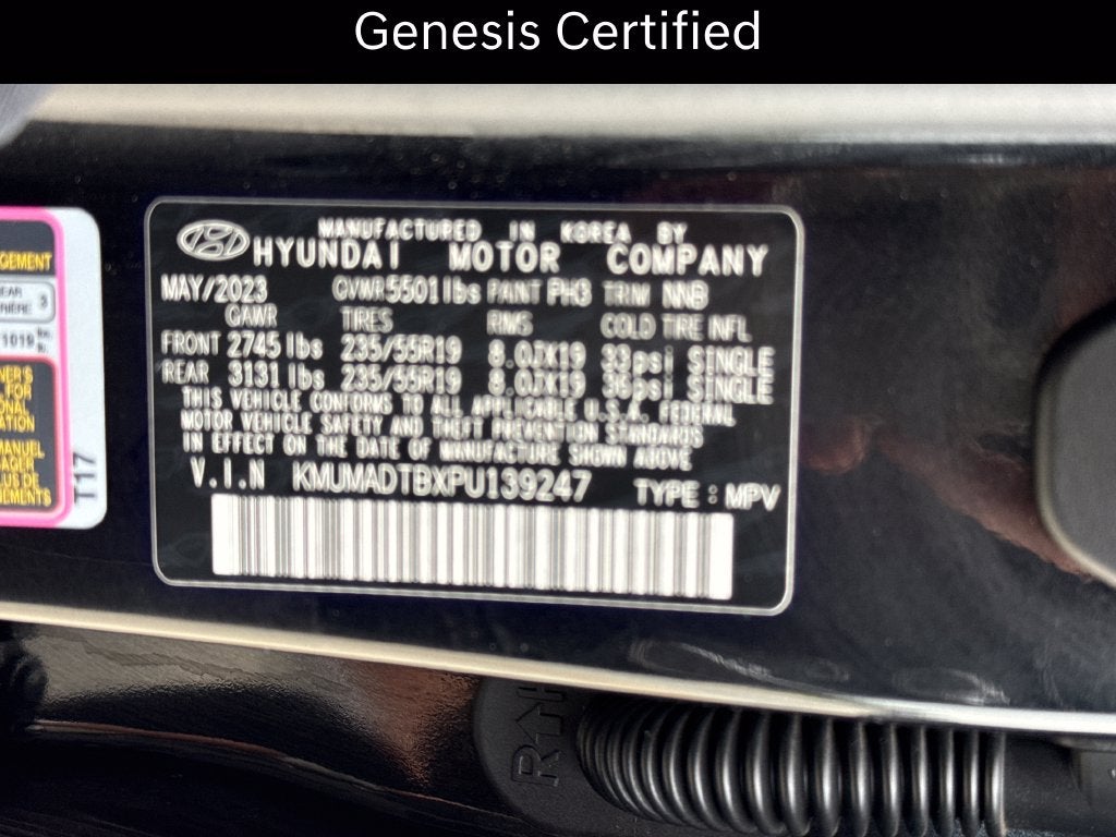 2023 Genesis GV70 2.5T Advanced CERTIFIED