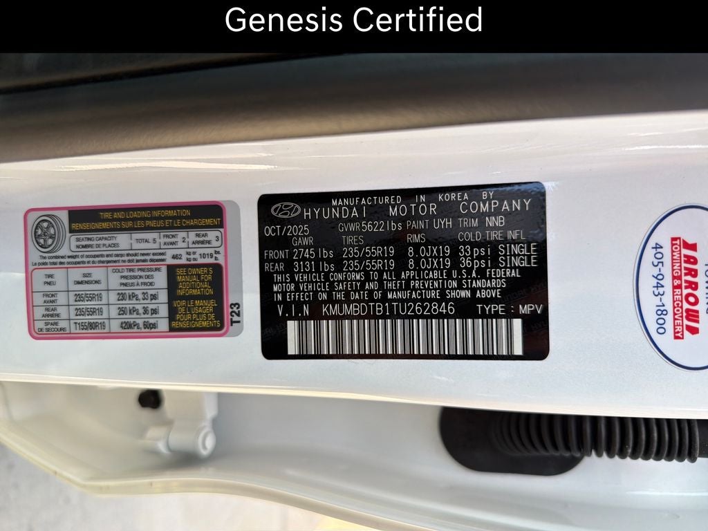 2026 Genesis GV70 2.5T Advanced CERTIFIED