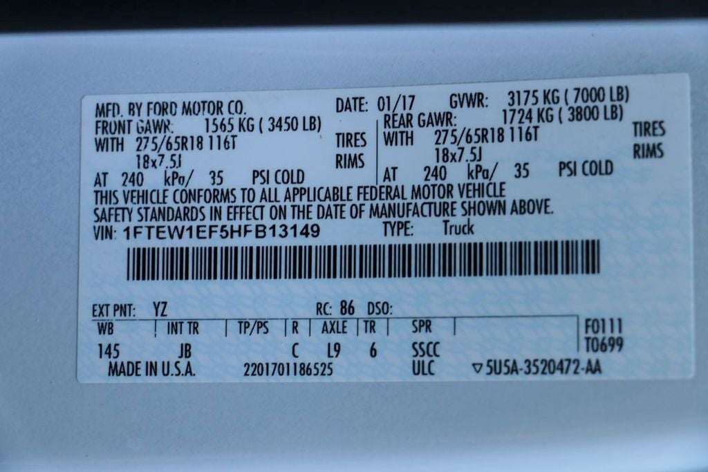 2017 Ford F-150 XLT ROUSH SC