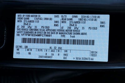 2021 Ford F-150 Platinum