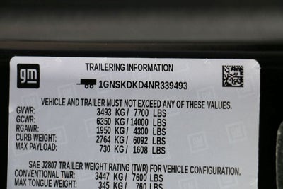 2022 Chevrolet Suburban Z71