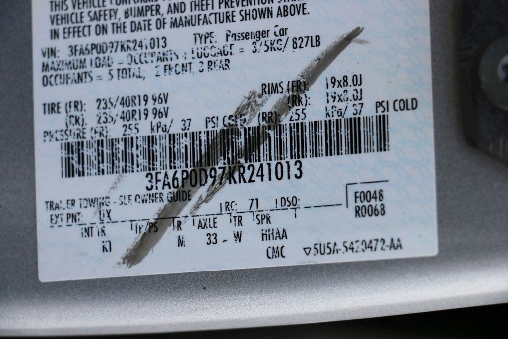 2019 Ford Fusion Titanium