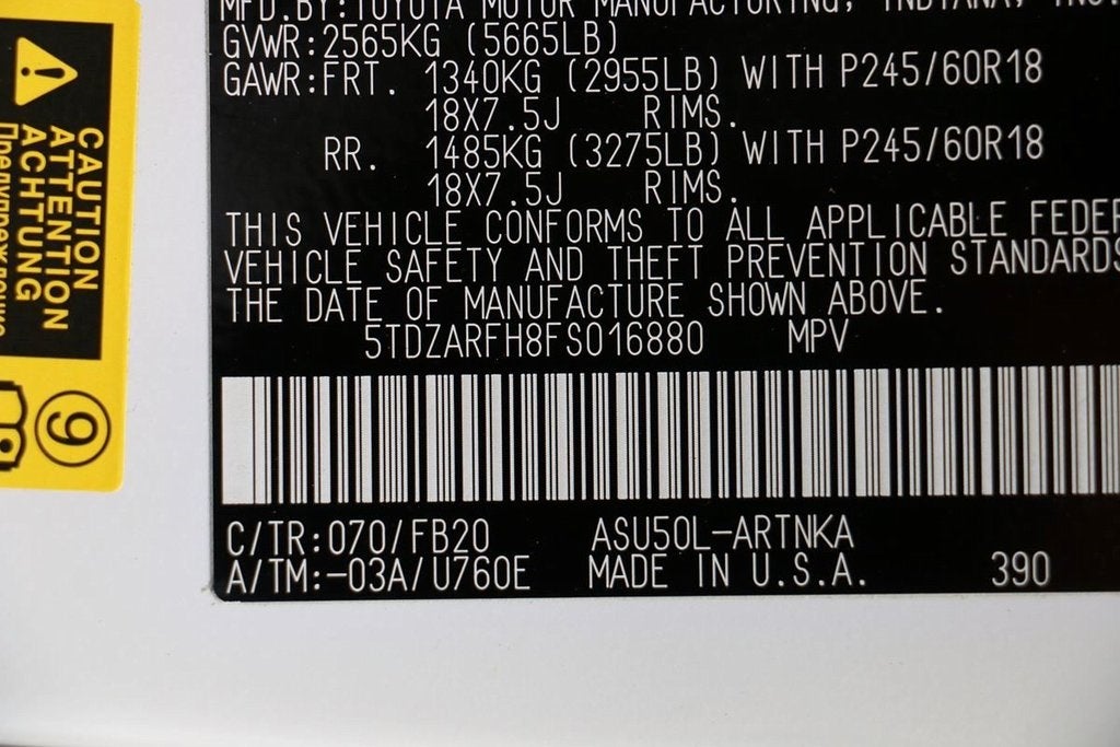 2015 Toyota Highlander LE