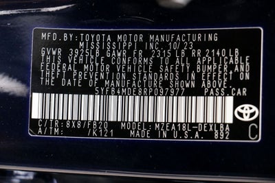 2024 Toyota Corolla LE