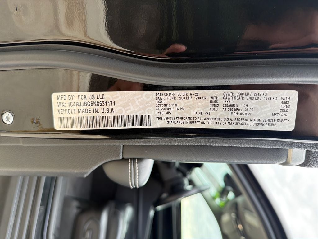 2022 Jeep Grand Cherokee L Limited 4x2
