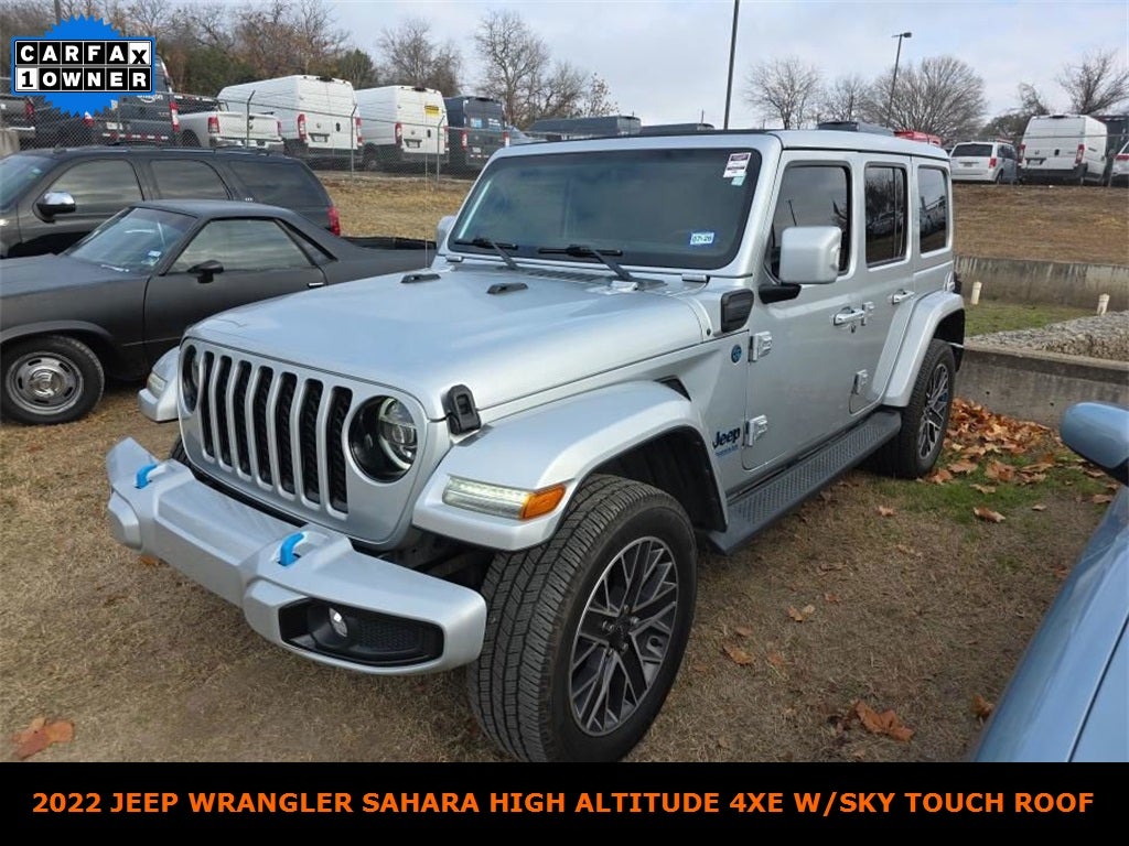 2022 Jeep Wrangler Unlimited Sahara High Altitude 4xe Sky Touch Roof