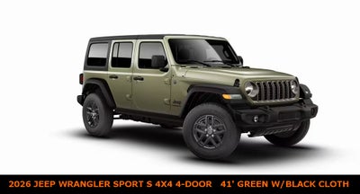 2026 Jeep Wrangler Sport S 4x4 4-Door