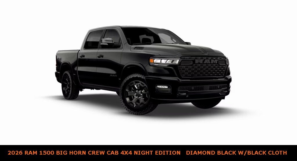 2026 RAM 1500 Big Horn/Lone Star Crew Cab 4x4 Night Edition