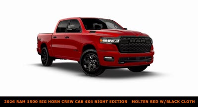 2026 RAM 1500 Big Horn/Lone Star Crew Cab 4x4 Night Edition
