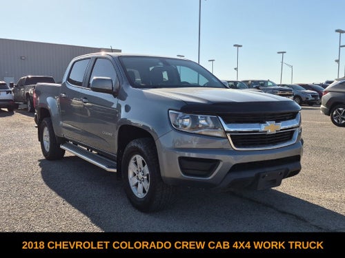 2018 Chevrolet Colorado Work Truck Crew Cab 4x4