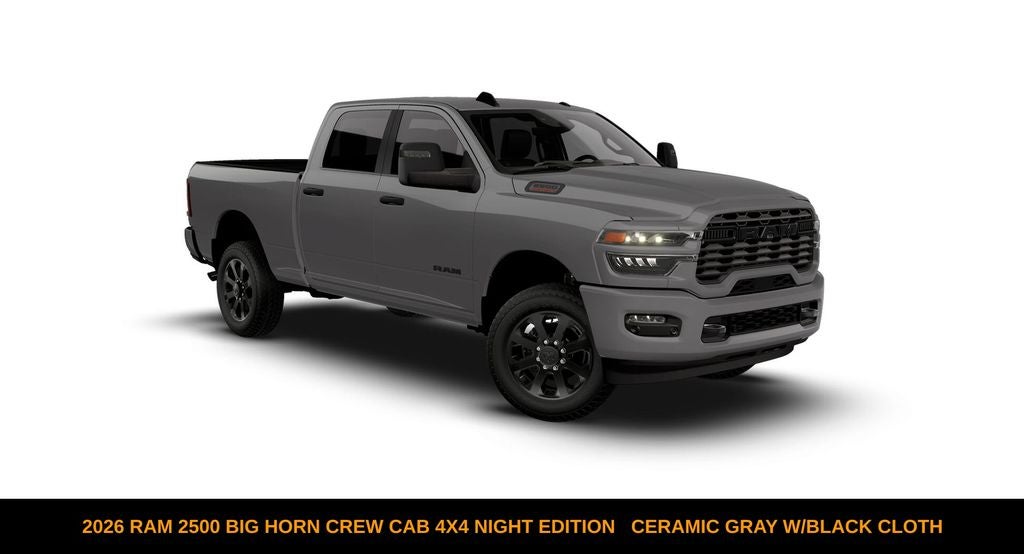 2026 RAM 2500 Big Horn Crew Cab 4x4 Night Edition
