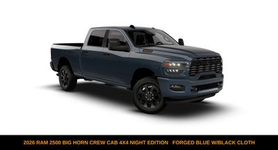 2026 RAM 2500 Big Horn Crew Cab 4x4 Night Edition