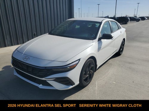 2026 Hyundai Elantra SEL Sport