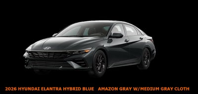 2026 Hyundai Elantra Hybrid Blue