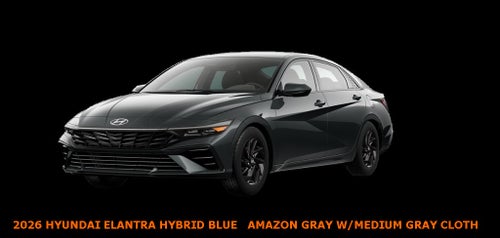 2026 Hyundai Elantra Hybrid Blue