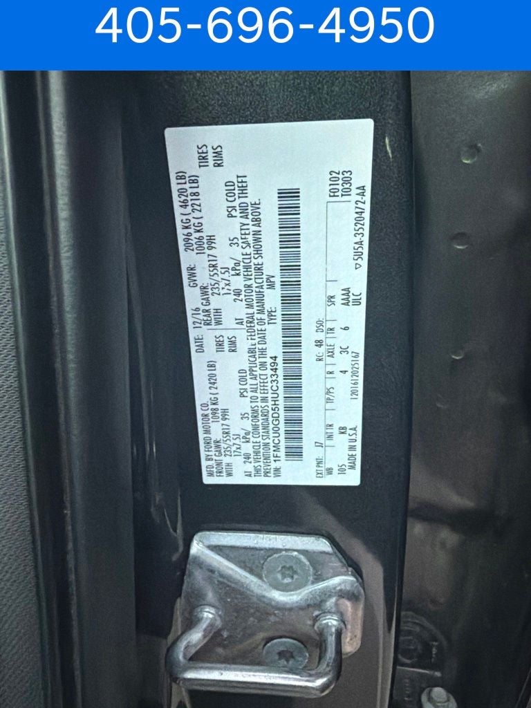 2017 Ford Escape SE