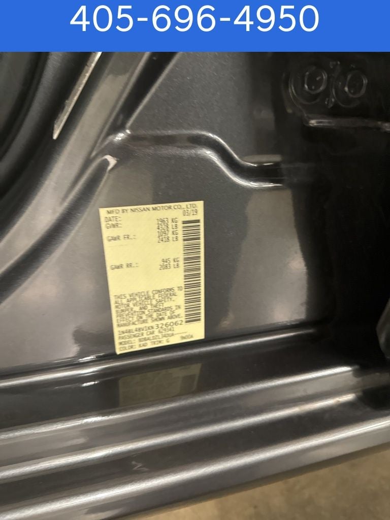 2019 Nissan Altima 2.5 S