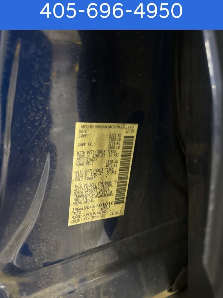 2020 Nissan Titan PRO-4X