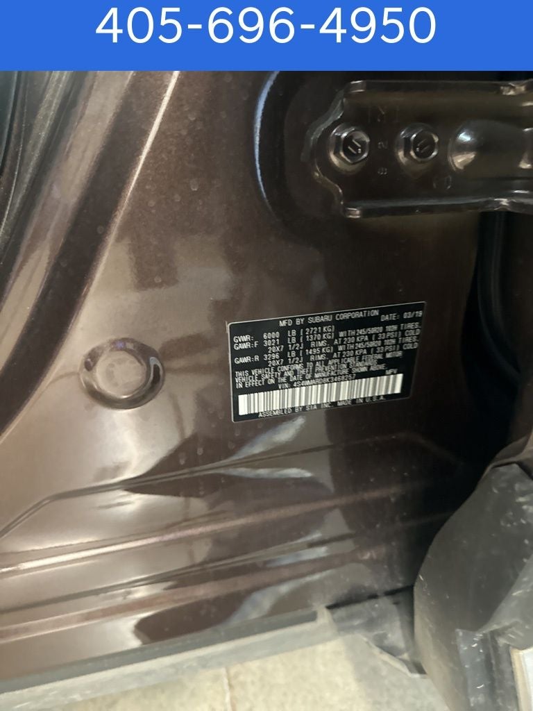 2019 Subaru Ascent Touring