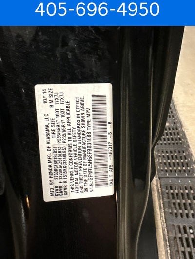 2015 Honda Odyssey EX-L