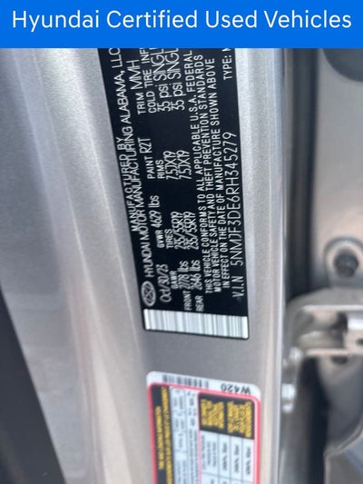 2024 Hyundai Tucson SEL CERTIFIED