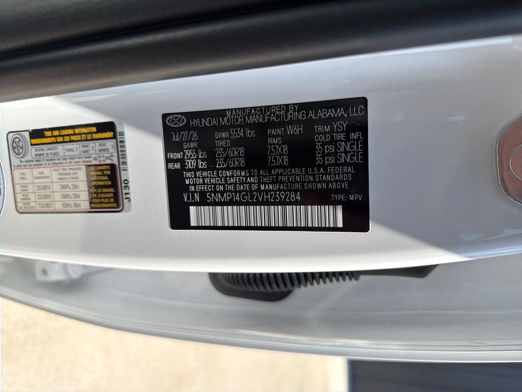 2027 Hyundai Santa Fe SE FWD