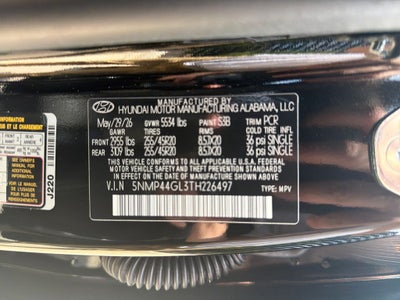 2026 Hyundai Santa Fe Limited FWD