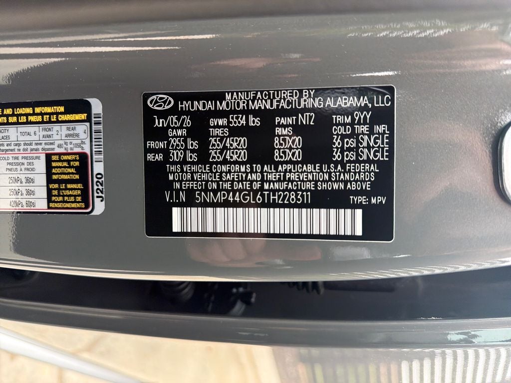 2026 Hyundai Santa Fe Limited FWD