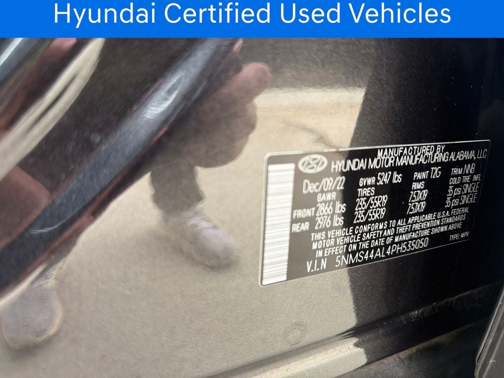2023 Hyundai Santa Fe Limited CERTIFIED