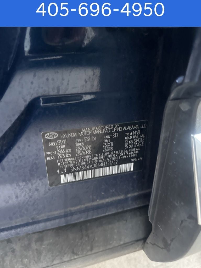 2021 Hyundai Santa Fe SEL