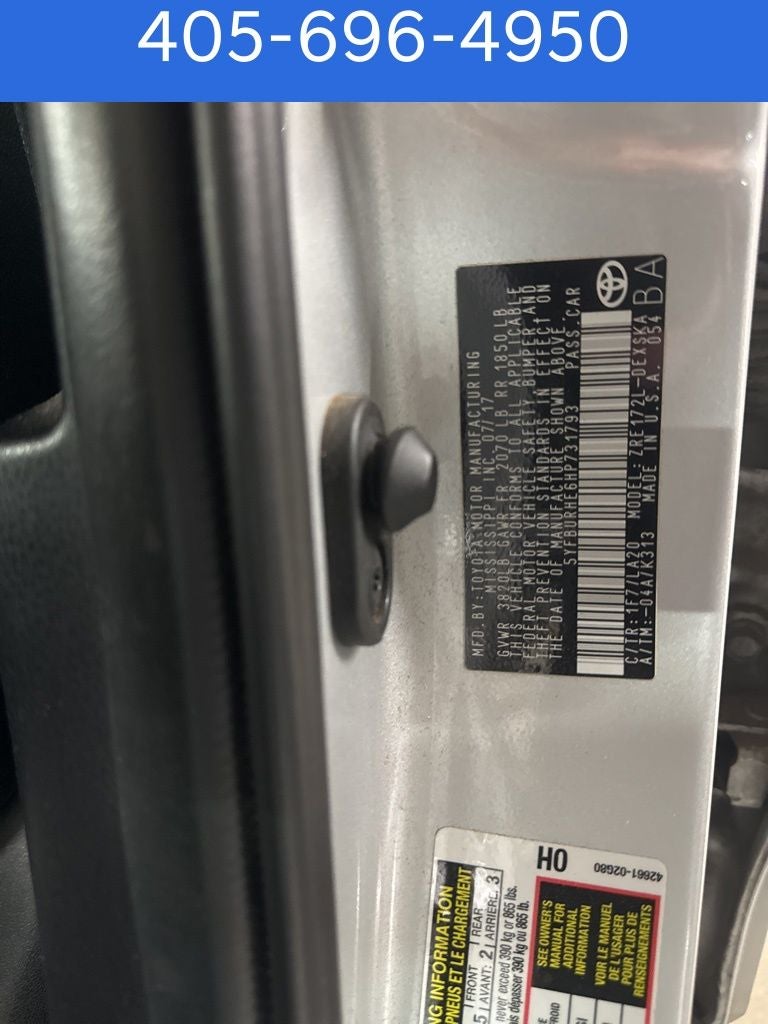 2017 Toyota Corolla XSE