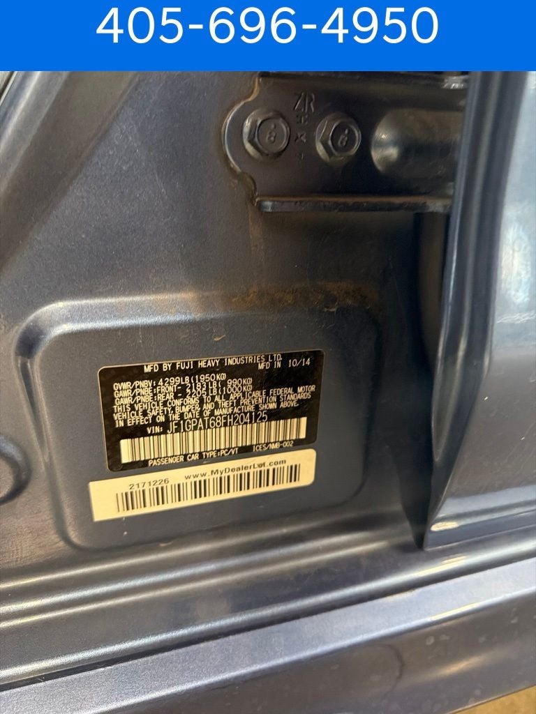 2015 Subaru Impreza 2.0i Sport Premium