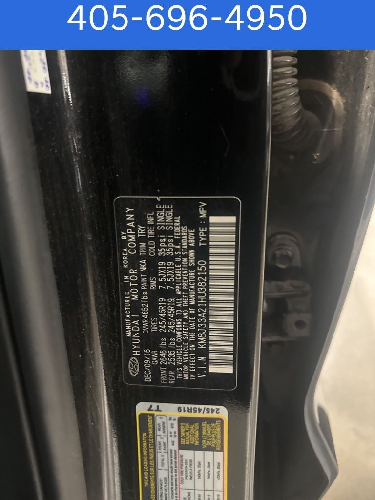 2017 Hyundai Tucson Limited