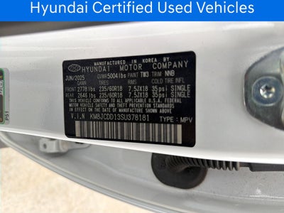 2025 Hyundai Tucson Hybrid SEL Convenience CERTIFIED
