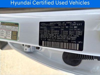 2025 Hyundai Tucson Hybrid SEL Convenience CERTIFIED