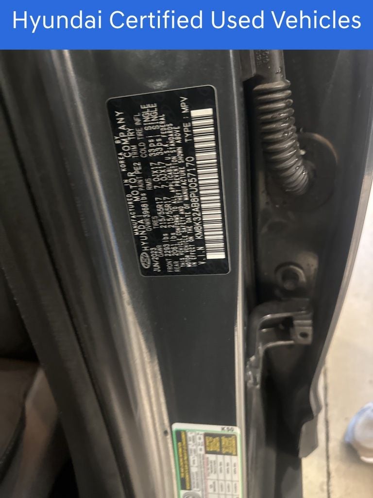 2023 Hyundai Kona SEL CERTIFIED