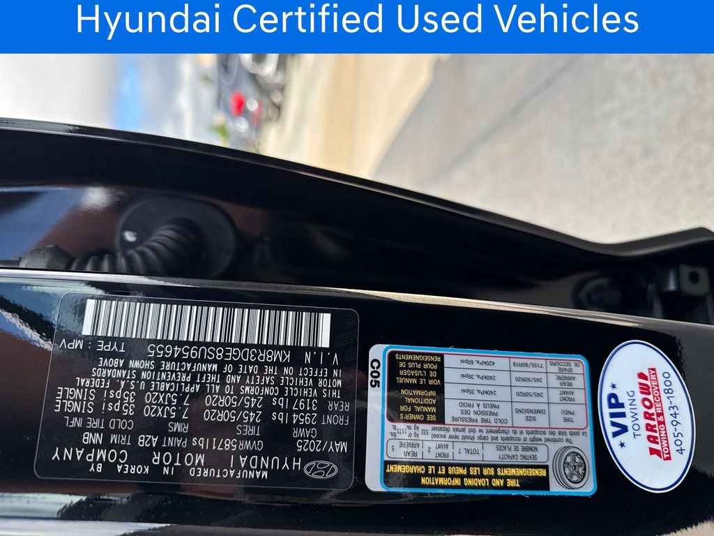 2025 Hyundai Palisade XRT CERTIFIED