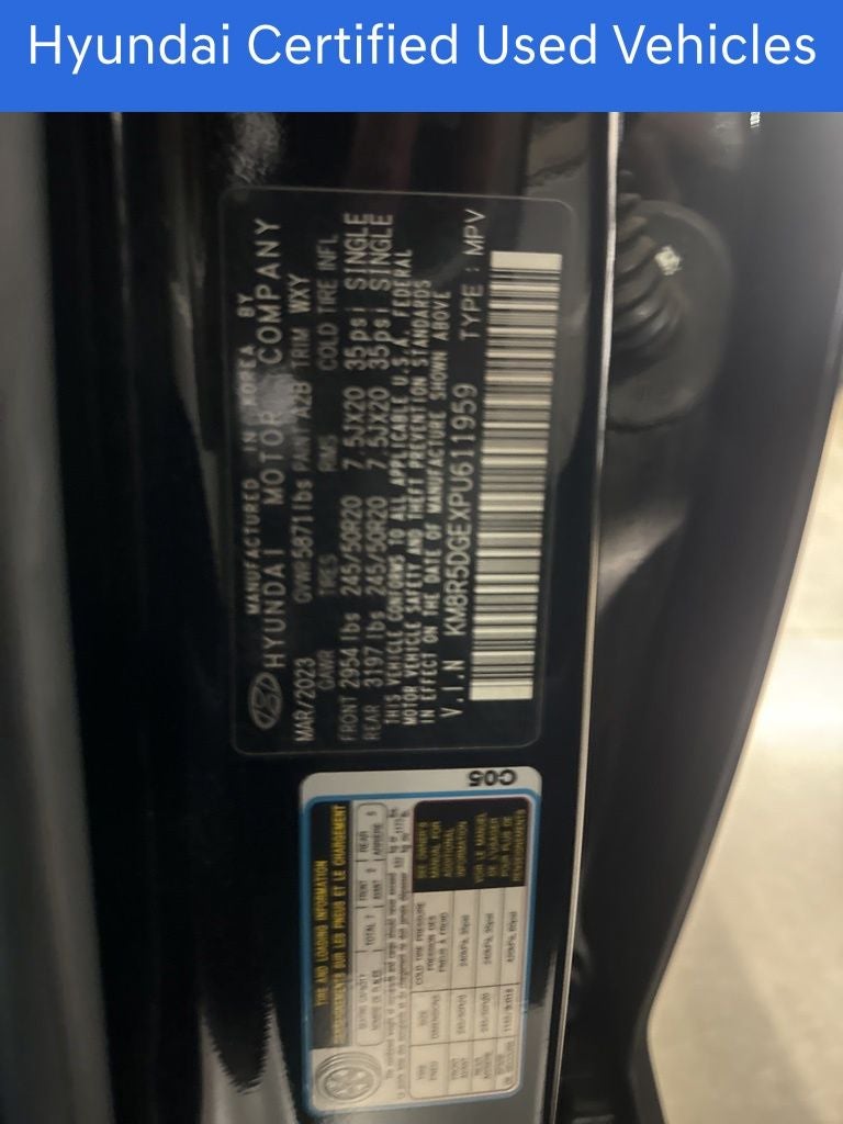 2023 Hyundai Palisade Limited CERTIFIED